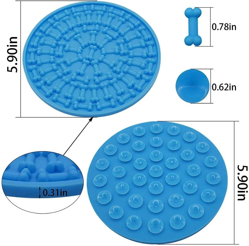 پد لیسیدن سگ خانگی، وسیله انحراف حواس سگ در هنگام شستشو، کمک کننده آرایش و حمام حیوانات خانگی، پد پخش کننده آهسته تشویقی، نیروی مکش فوق العاده قوی، حمام کردن را آسان می کند