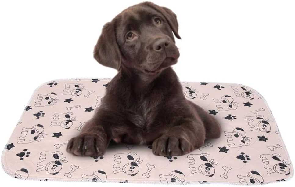 پدهای ادرار سگ، پدهای آموزشی قابل شستشو برای حیوانات خانگی، محافظ ضد آب تشک برای توله سگ، سگ بالغ و مسن، زایمان و بی اختیاری (40×60 سانتی متر)