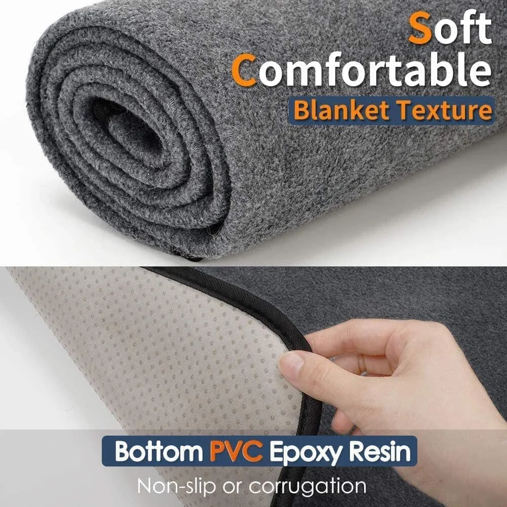 پد بازی حیوانات خانگی بسیار بزرگ، قابل شستشو، با رویه پشمی نرم، ضد آب و ضد لغزش برای سگ، گربه، خرگوش و خوکچه هندی، مناسب باکس زایمان و آموزش دستشویی