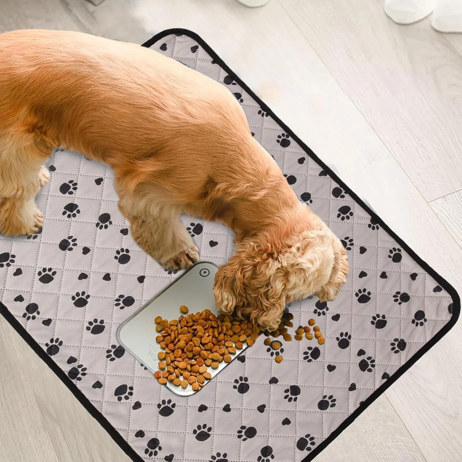 پد ادرار سگ، زیرانداز پرستاری، 70x50 سانتی متر، ضد آب، قابل شستشو، خشک شونده سریع، قابل استفاده مجدد، ضد لغزش، زیرانداز برای آموزش حیوانات خانگی، داخل خانه، خارج از خانه، لانه