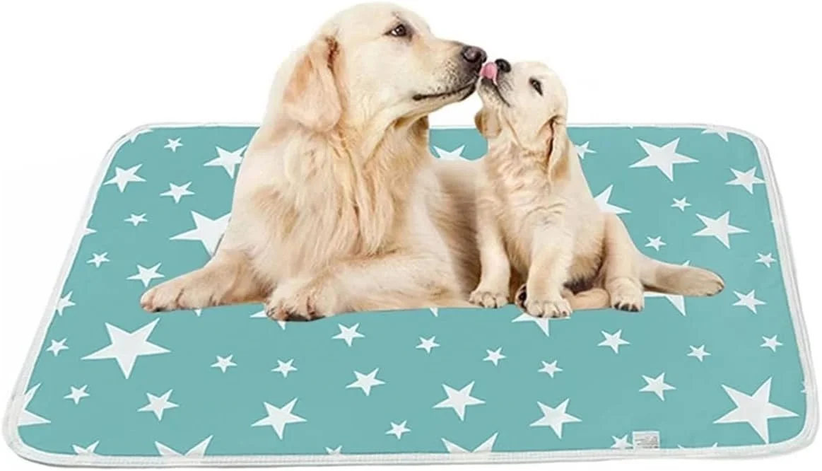 پدهای ادرارشو سگ قابل شستشو، پدهای آموزش ادرار توله سگ، تشک زایمان با قابلیت جذب فوق العاده و قابل استفاده مجدد برای مسافرت در فضای داخلی و خارجی