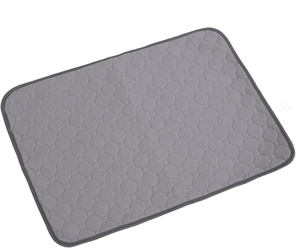 پدهای ادرار شویی سگ، پد آموزش حیوانات خانگی برای سگ گربه خرگوش، پد سگ قابل استفاده مجدد، زیرانداز سگ برای محافظت از کف، روکش مبل، جعبه، آموزش دستشویی (M