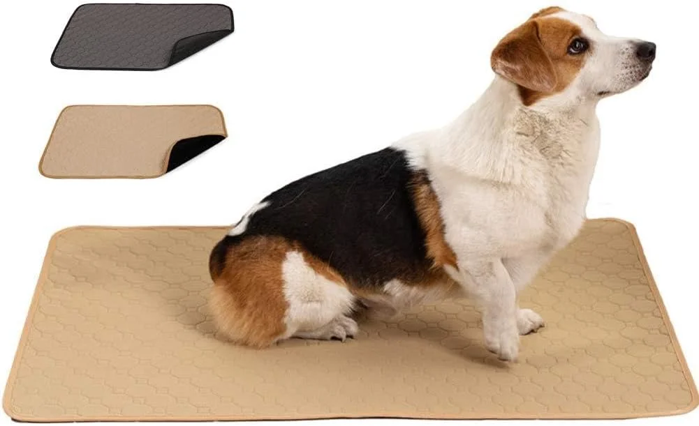 پد آموزشی سگ قابل شستشو، پد ادرار سگ فوق العاده جاذب، ضد آب، ضد لغزش، ضد نشت، پد ادرار توله سگ قابل استفاده مجدد برای سگ/گربه/خرگوش