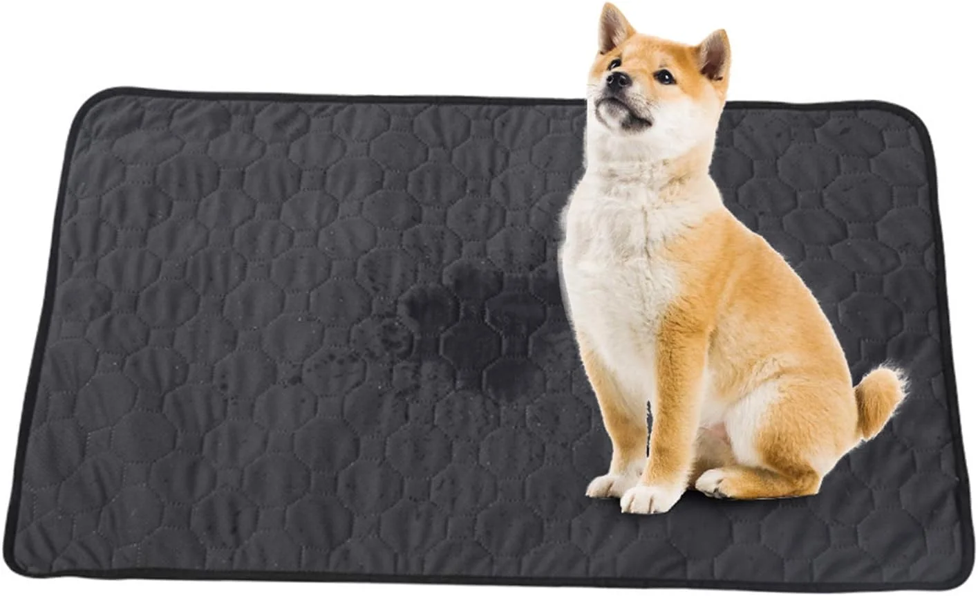 پدهای ادرار سگ قابل شستشو، پدهای زایمان قابل استفاده مجدد، زیرانداز ضد آب سگ، پدهای آموزشی ادرار توله سگ ضد لغزش برای سگ، گربه، خرگوش، سایز M