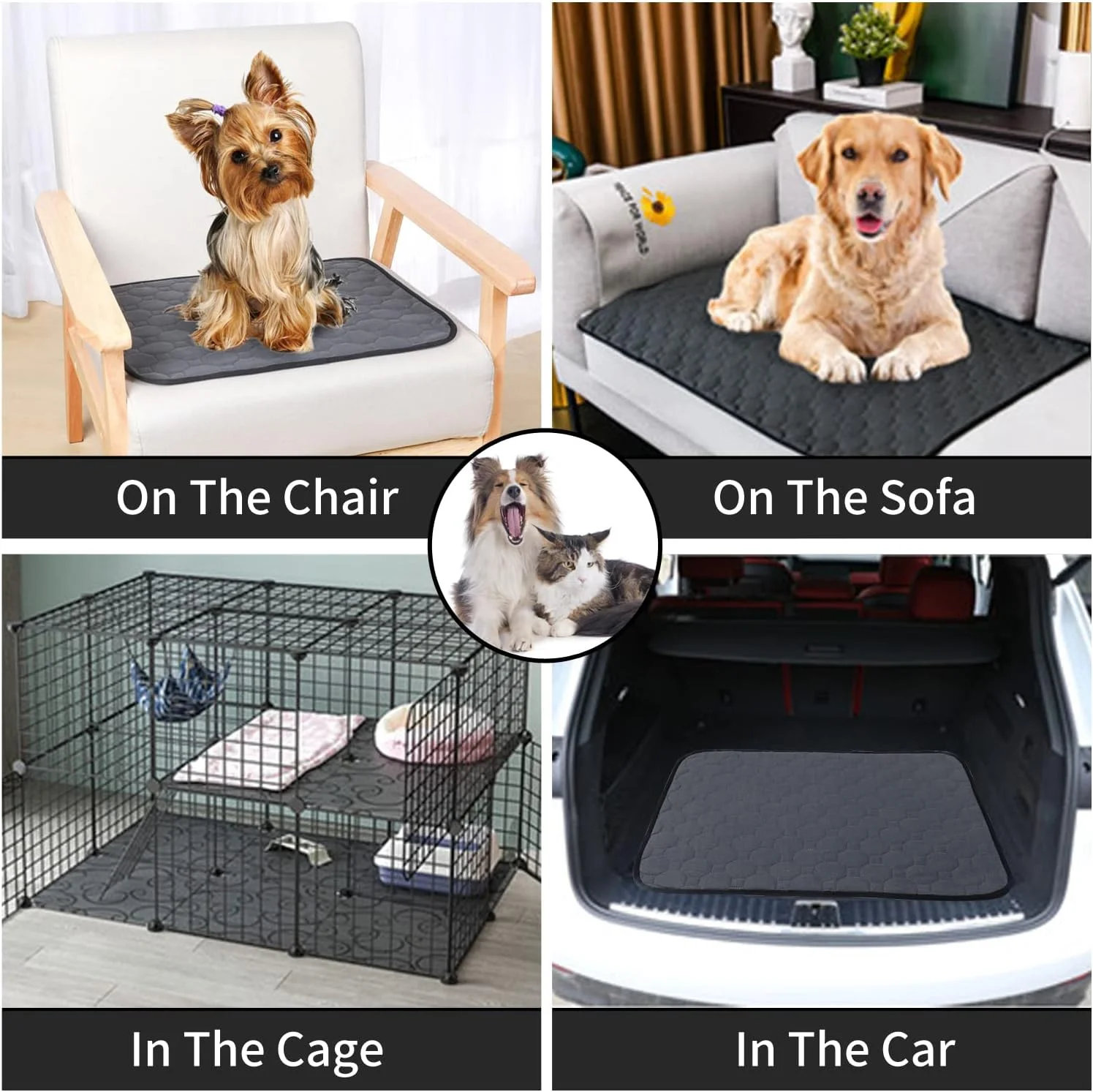 پد ادرار سگ قابل شستشو، قابل شستشو در ماشین لباسشویی، پد ادرار قابل استفاده مجدد، پد زایمان برای سگ ها، پد آموزش سگ قابل استفاده مجدد، پد ادرار ضد آب و ضد لغزش سگ، پد آموزش توله سگ، پد زایمان برای سگ ها، گربه ها