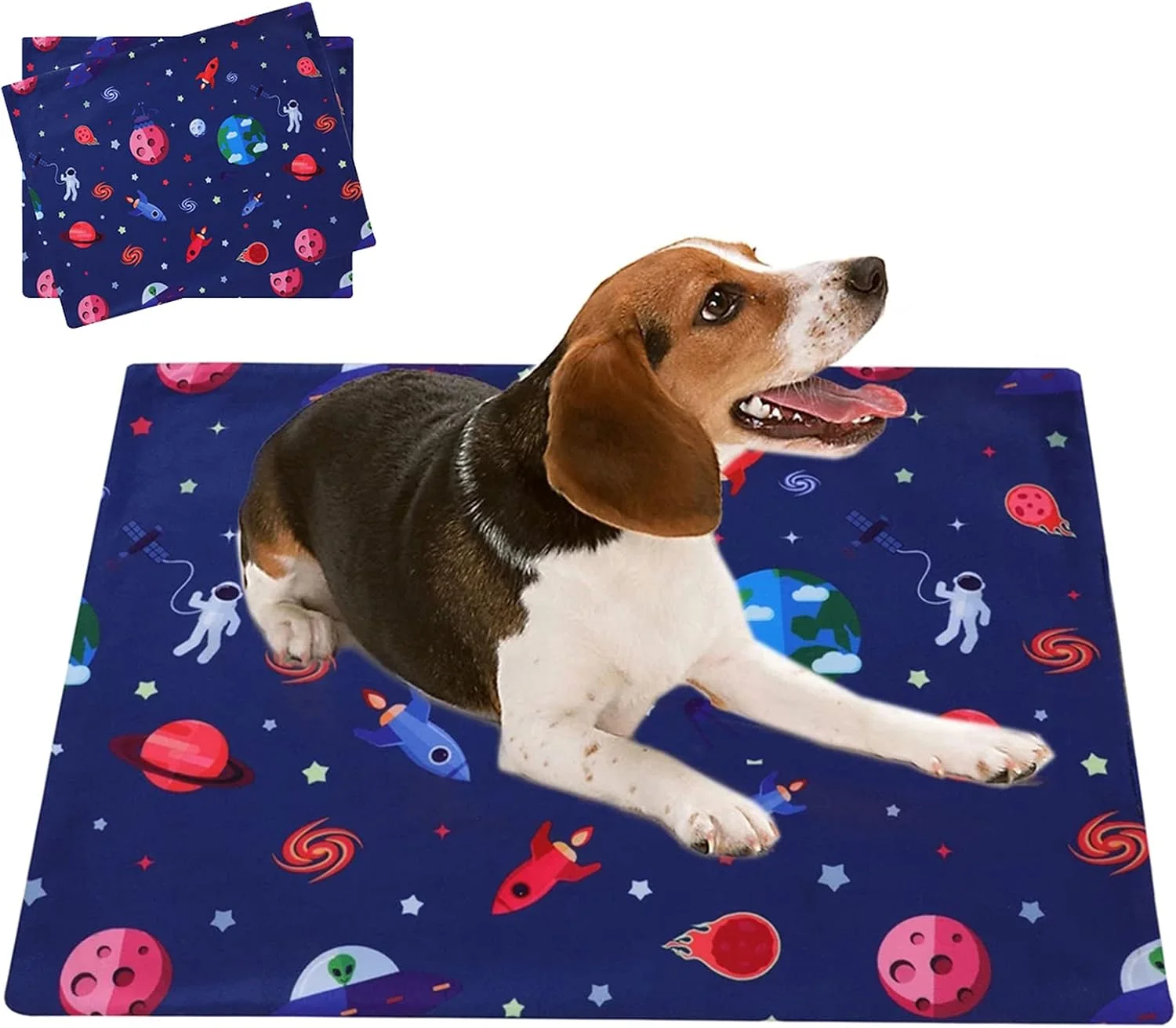 پد ادرار سگ قابل شستشو 2 عددی، پد آموزش ادرار توله سگ قابل استفاده مجدد، پد فوق العاده جاذب ادرار توله سگ، پد زایمان خرگوش، پد بی اختیاری ادرار حیوانات خانگی برای مسافرت های داخل و خارج از منزل و خودرو