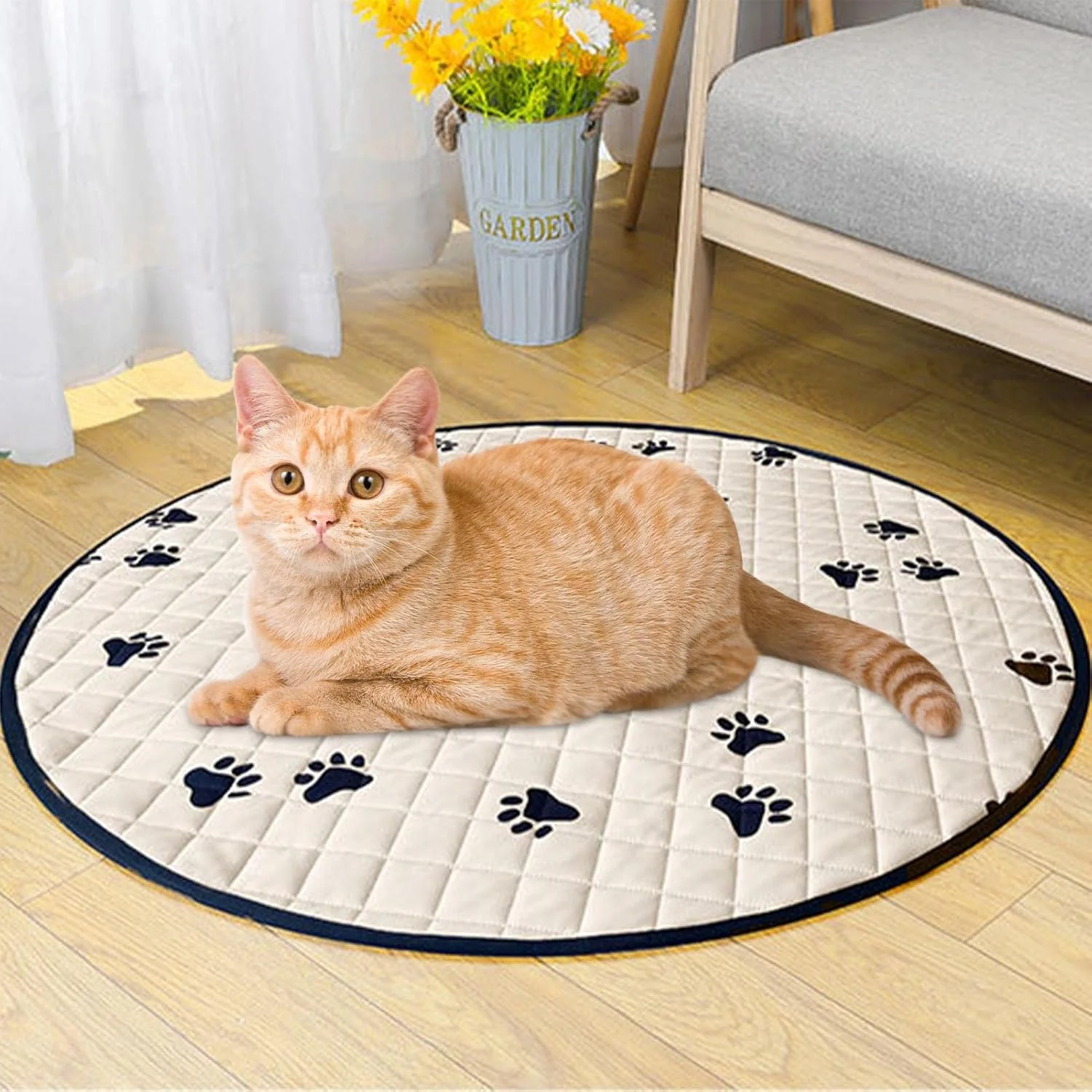 پدهای ادرار سگ قابل شستشو، پدهای توله سگ قابل استفاده مجدد پد ضد آب سگ - پد ضد لغزش سگ پد زایمان سگ پدهای آموزشی سگ قابل استفاده مجدد برای گربه توله سگ