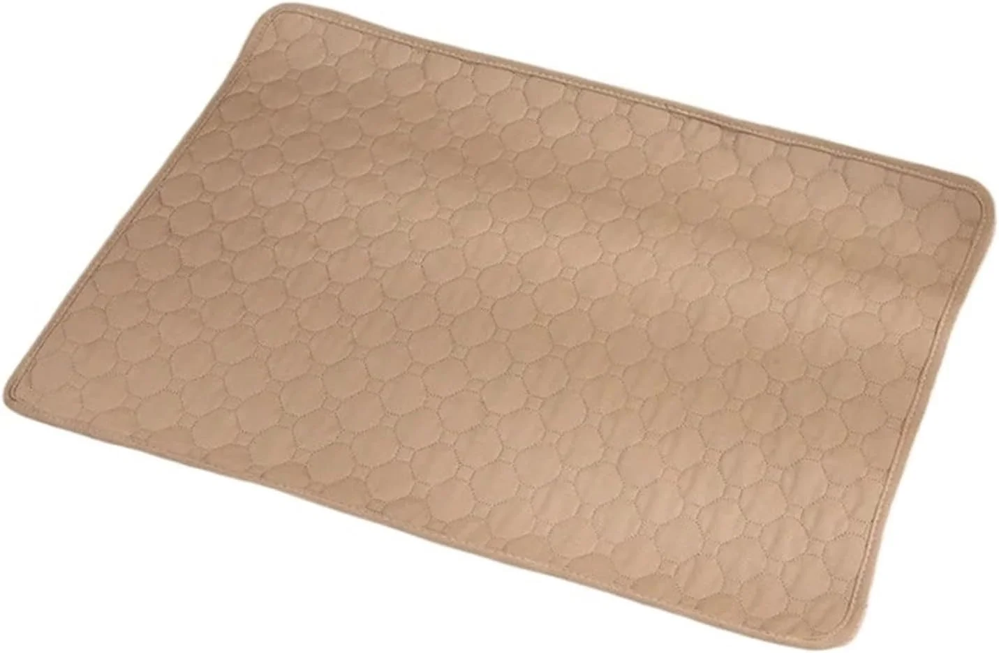 پد ادرار قابل شستشو برای سگ، پد آموزشی توله سگ قابل شستشو و بسیار جاذب، تشک ادرار تخت حیوانات خانگی برای روکش صندلی ماشین حیوانات خانگی (قهوه ای، 60X45CM)