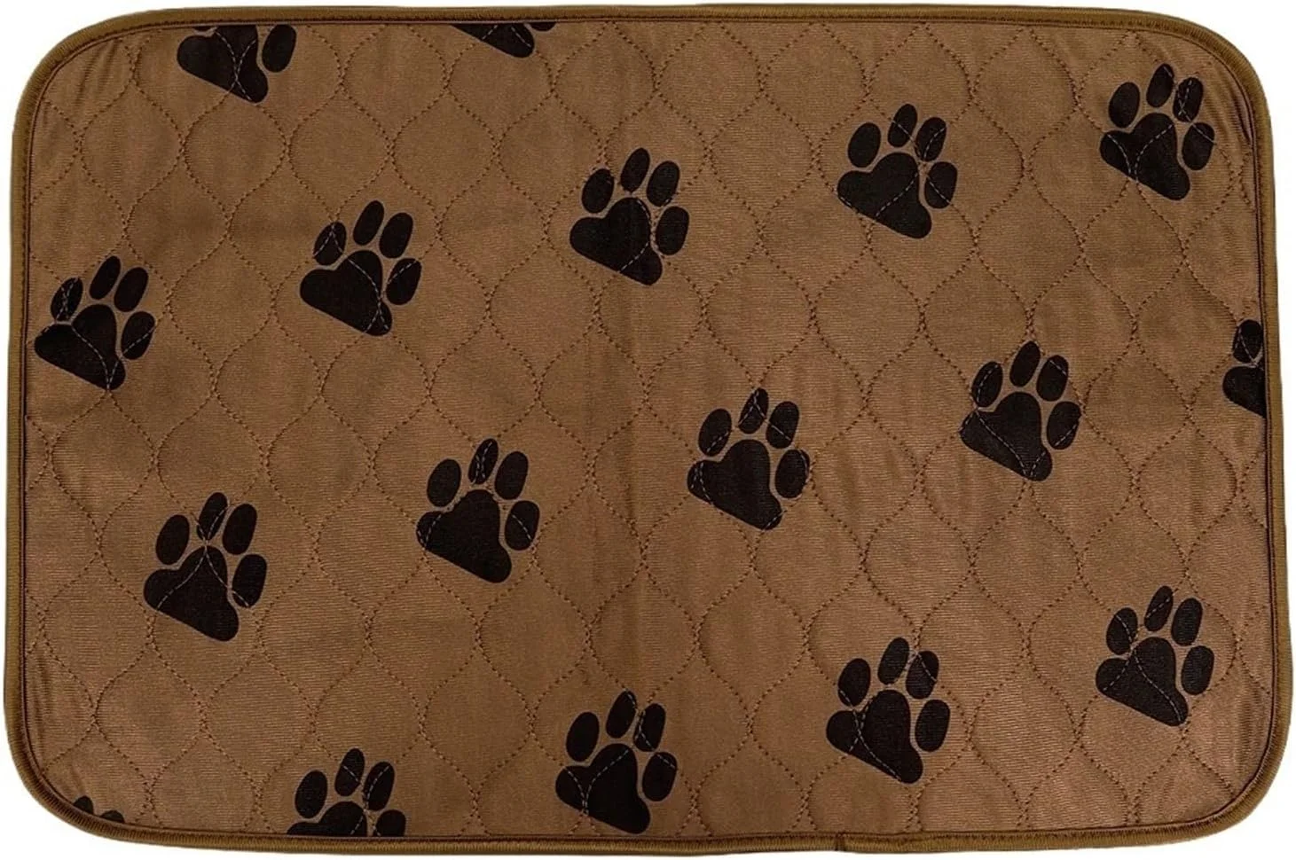 پد ادرار شوی سگ، تشک پوشک حیوانات خانگی قابل استفاده مجدد، پد ادرار ضد آب سگ، پد پوشک سگ و گربه قابل شستشو (137 قهوه ای تیره، S)