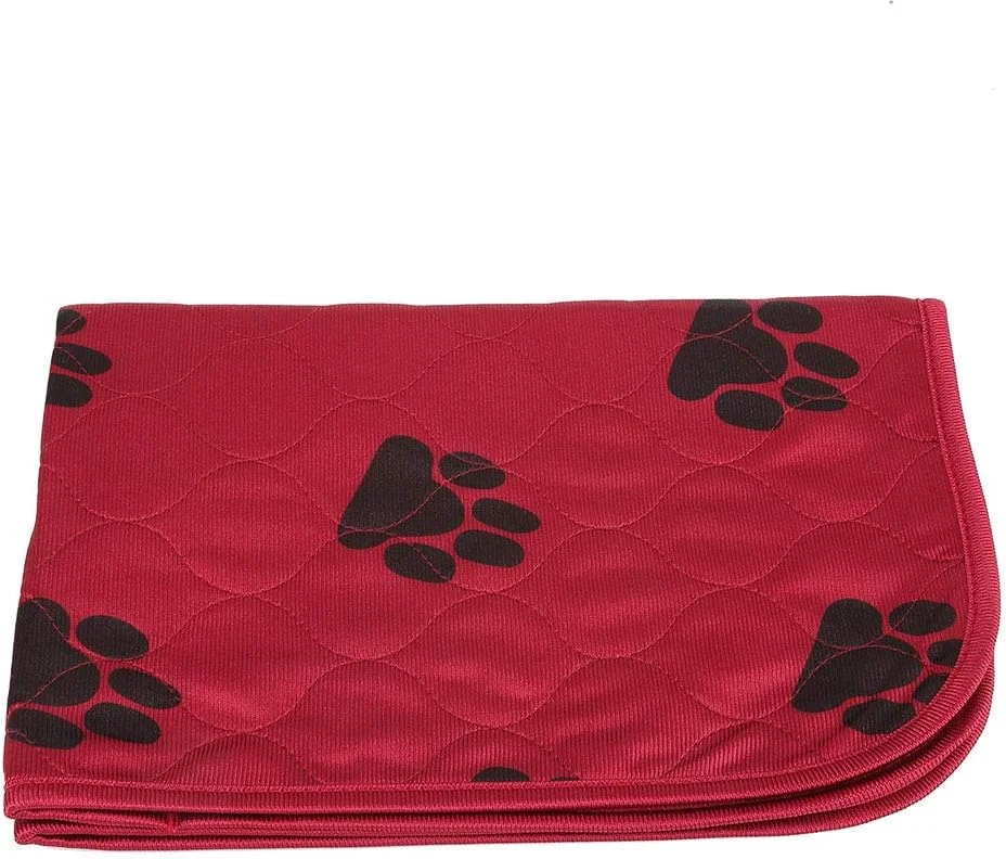 پد ادرار شوی سگ، پد ادرار سگ قابل استفاده مجدد، تشک ادرار فوق العاده جاذب و ضد نشت، پد زایمان، پد سگ توله سگ، پد آموزش حیوانات خانگی برای سگ، گربه، خرگوش (40*60cm #04)