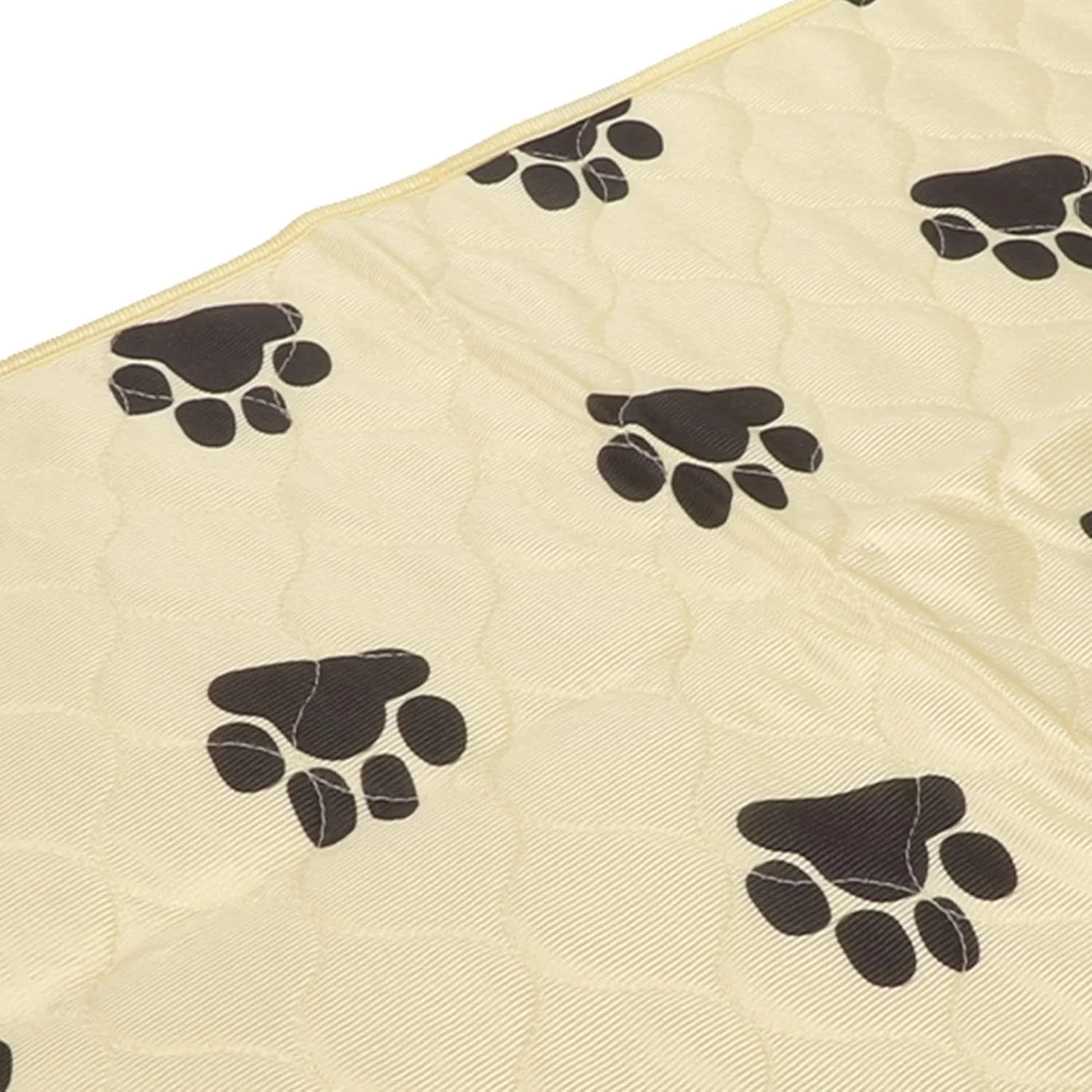 پد ادرار سگ، پد ادرار قابل شستشو برای سگ ها، پد آموزش ادرار قابل استفاده مجدد، تشک های آموزشی جاذب و ضد نشت، پد ادرار سگ برای ادرار، جعبه، محل بازی، تخت، مبل، 60x40 سانتی متر (بژ)