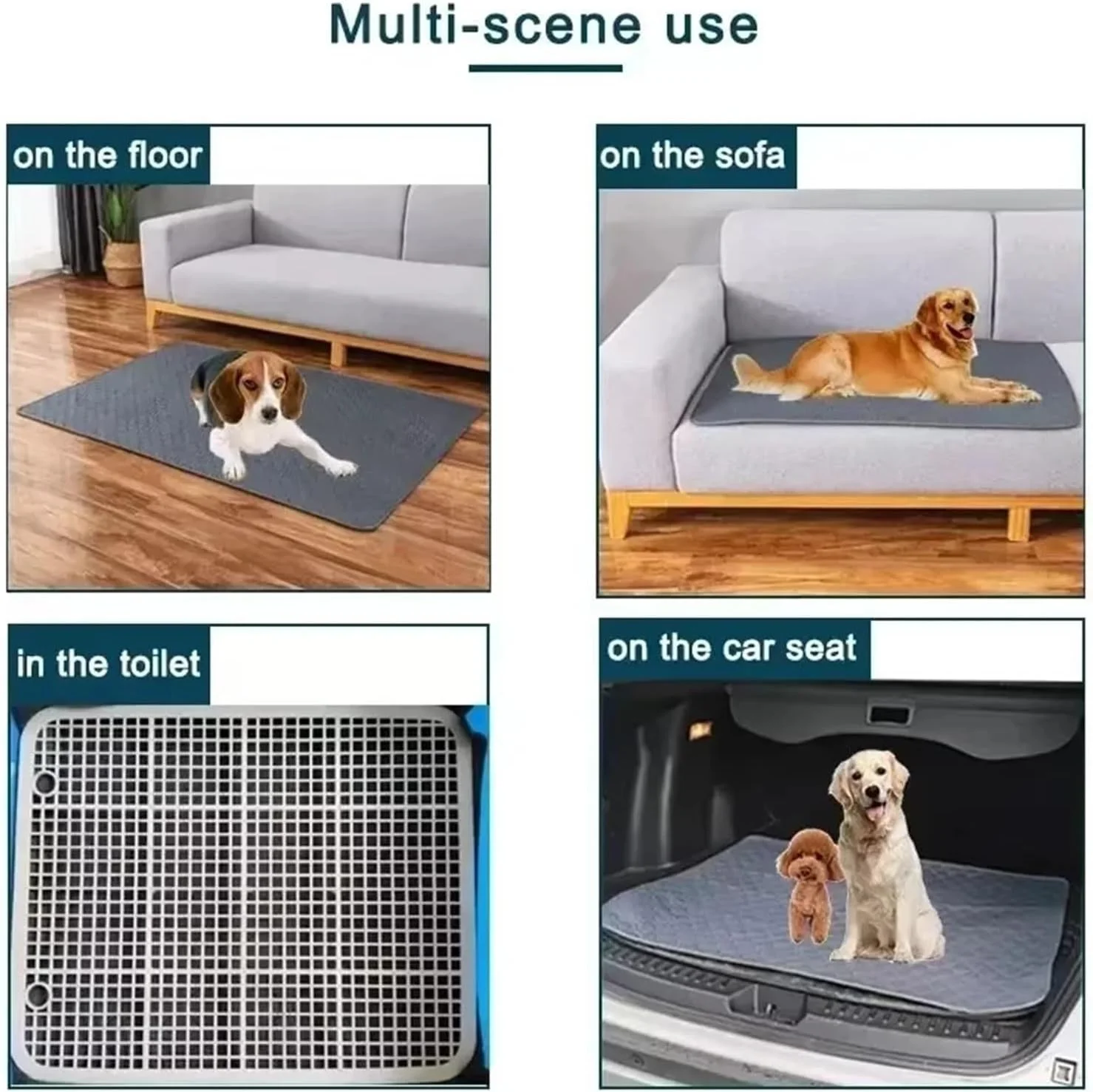پد ادرار قابل شستشو برای سگ، پد آموزش ادرار توله سگ، تشک ادرار تخت حیوانات خانگی برای روکش صندلی خودرو، لوازم حیوانات خانگی (خاکی، XXL 150x90 سانتی متر) پد ادرار قابل شستشو برای سگ، پد آموزش ادرار توله سگ، تشک ادرار تخت حیوانات خانگی برای روکش صندلی خودرو، لوازم حیوانات خانگی (خاکی، XXL 150x90 سانتی متر)