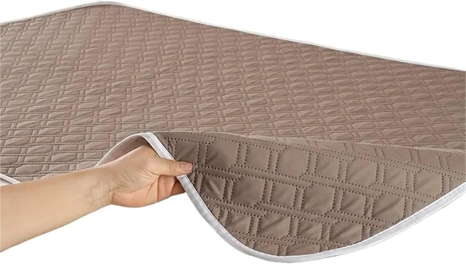 پدهای ادرار قابل شستشو برای سگ، پدهای بی اختیاری قابل شستشو برای حیوانات خانگی - تشک های مراقبت از تخت ضد نشت، ایده آل برای استفاده در منزل (قهوه ای، 35x45 سانتی متر)