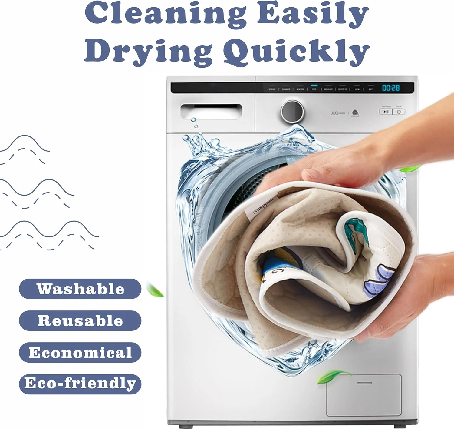 پدهای ادرار شوی سگ، Nakpputt (بسته 4 عددی 45x58 سانتی متر) پدهای آموزش ادرار برای توله سگ ها، فرش و زیراندازهای کوچک برای حیوانات خانگی، زیراندازهای بستر قابل شستشو، تمیز کردن آسان برای گربه ها، خرگوش ها، خوکچه هندی، طرح گل