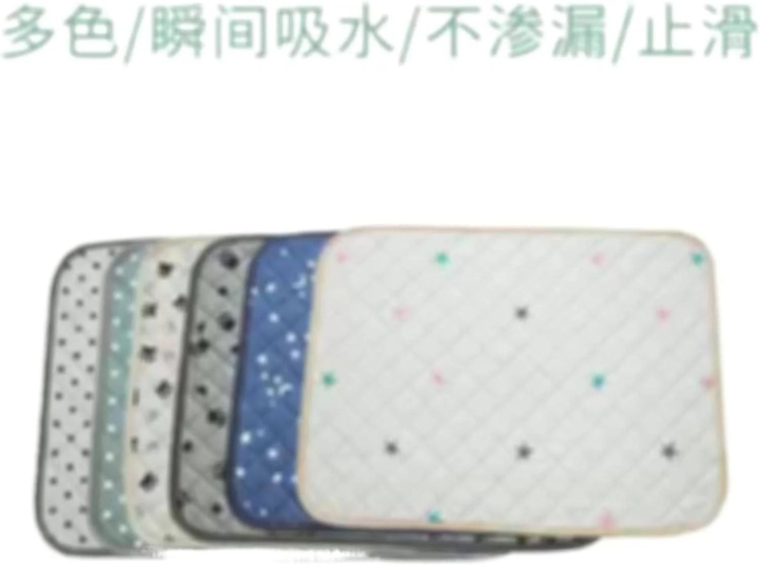 پد ادرار مربع NC برای حیوانات خانگی، پد آبدوست فوری قابل شستشو، ضد نشت، ضد لغزش و ضد آب