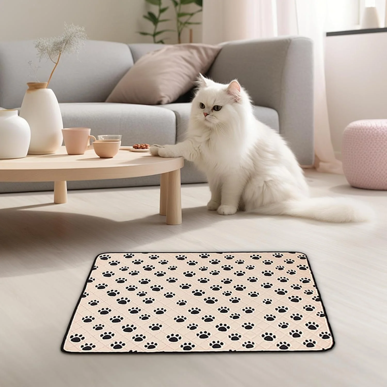 پد ادرار سگ قابل شستشو - پد ادرار قابل شستشو برای آموزش سگ | زیراندازهای جاذب برای آموزش ادرار، زایمان و استفاده در قفس، فضای باز و داخل خانه