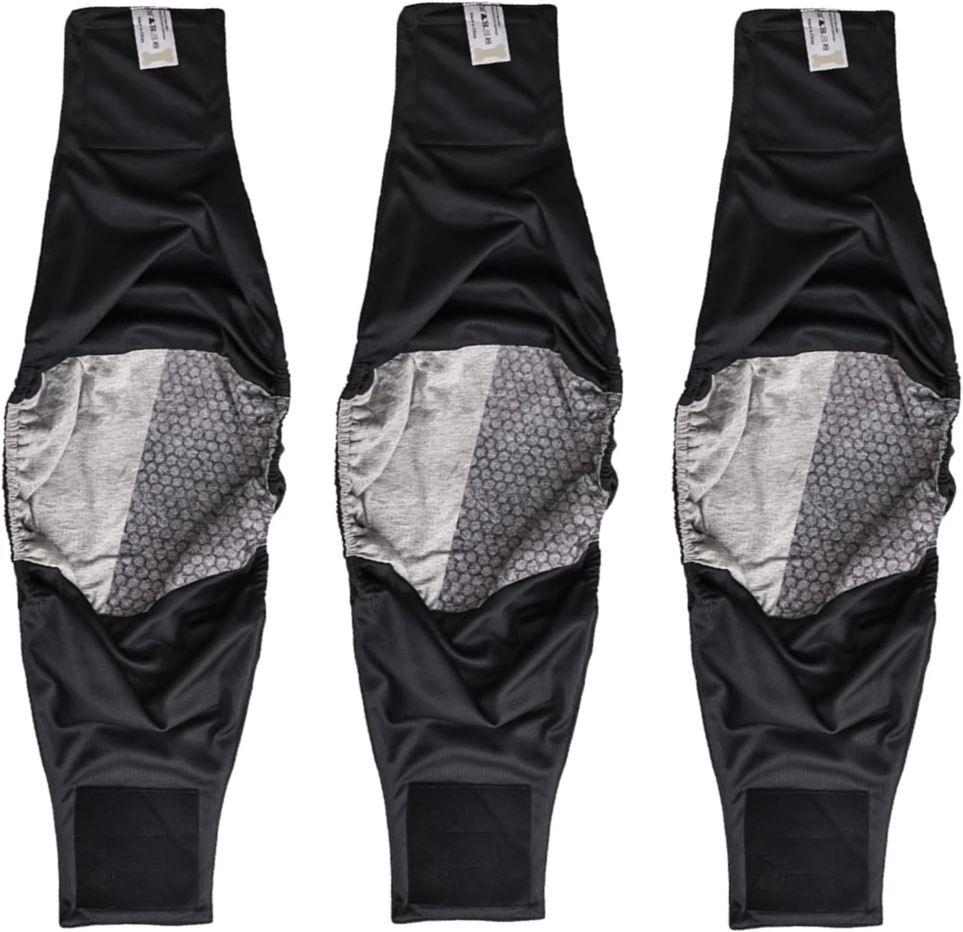 پوشک های پارچه ای قابل شستشو برای سگ های نر، شکم بند سگ نر قابل استفاده مجدد و تنفسی، بسته 3 عددی