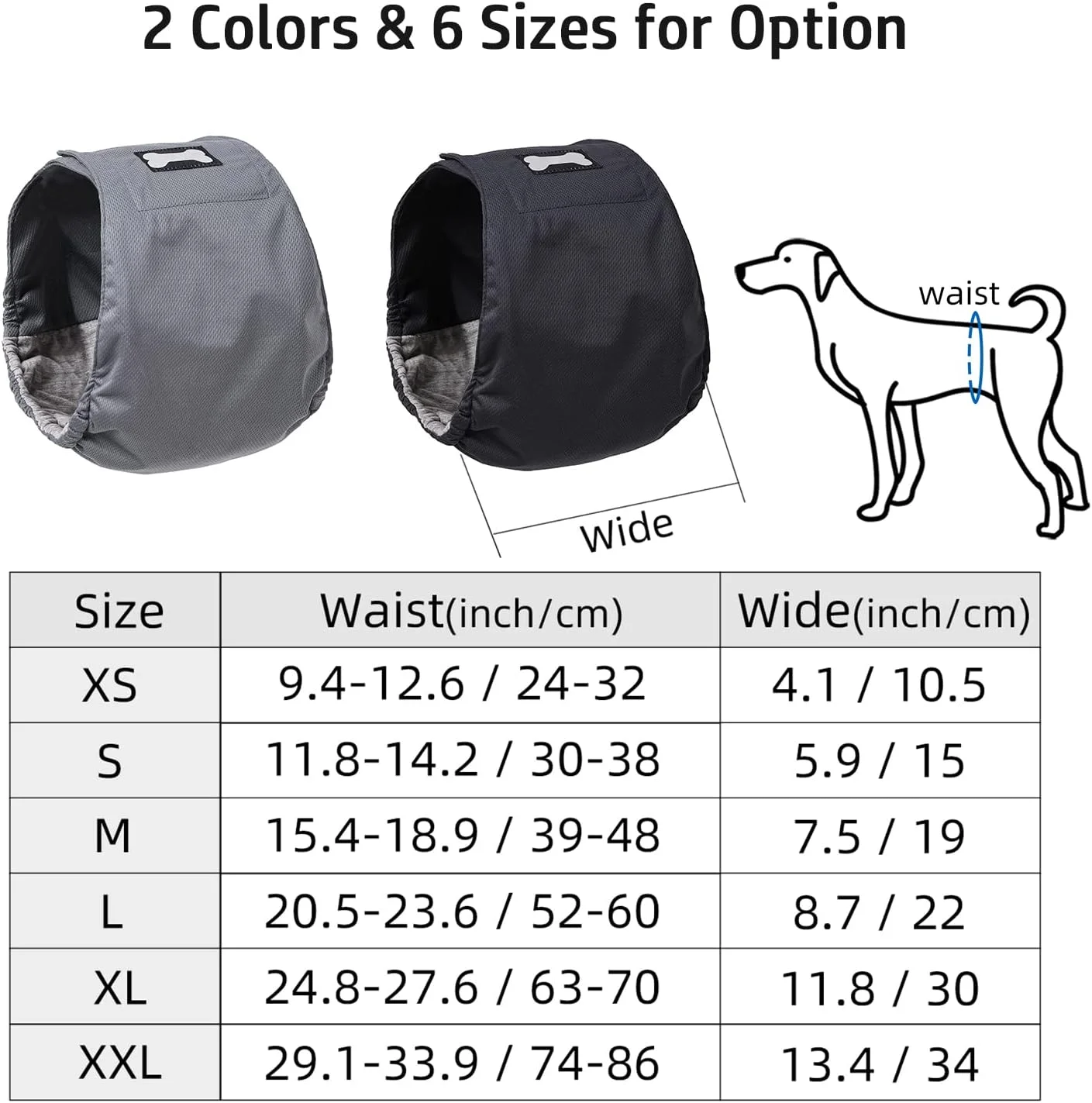 پوشک های پارچه ای قابل شستشو برای سگ های نر، شکم بند سگ نر قابل استفاده مجدد و تنفسی، بسته 3 عددی