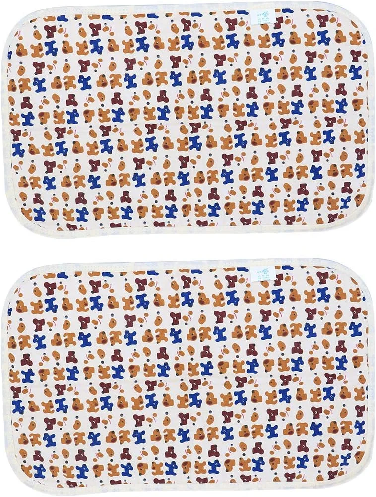 پد ادرار سگ قابل شستشو، جذب سریع، پد آموزشی قابل استفاده مجدد برای توله سگ، 2 عدد