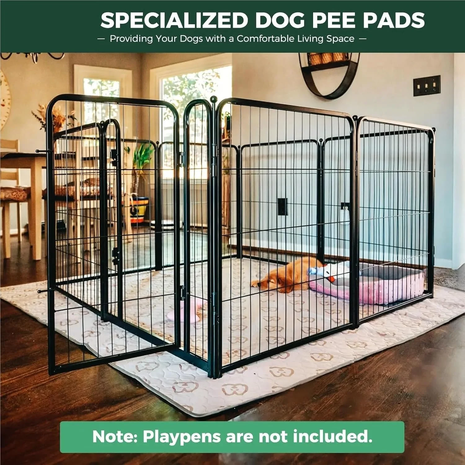 پد ادرار شوی برای سگ، پد سگ با قابلیت جذب فوق العاده برای باکس و آموزش (178cm x 160cm)