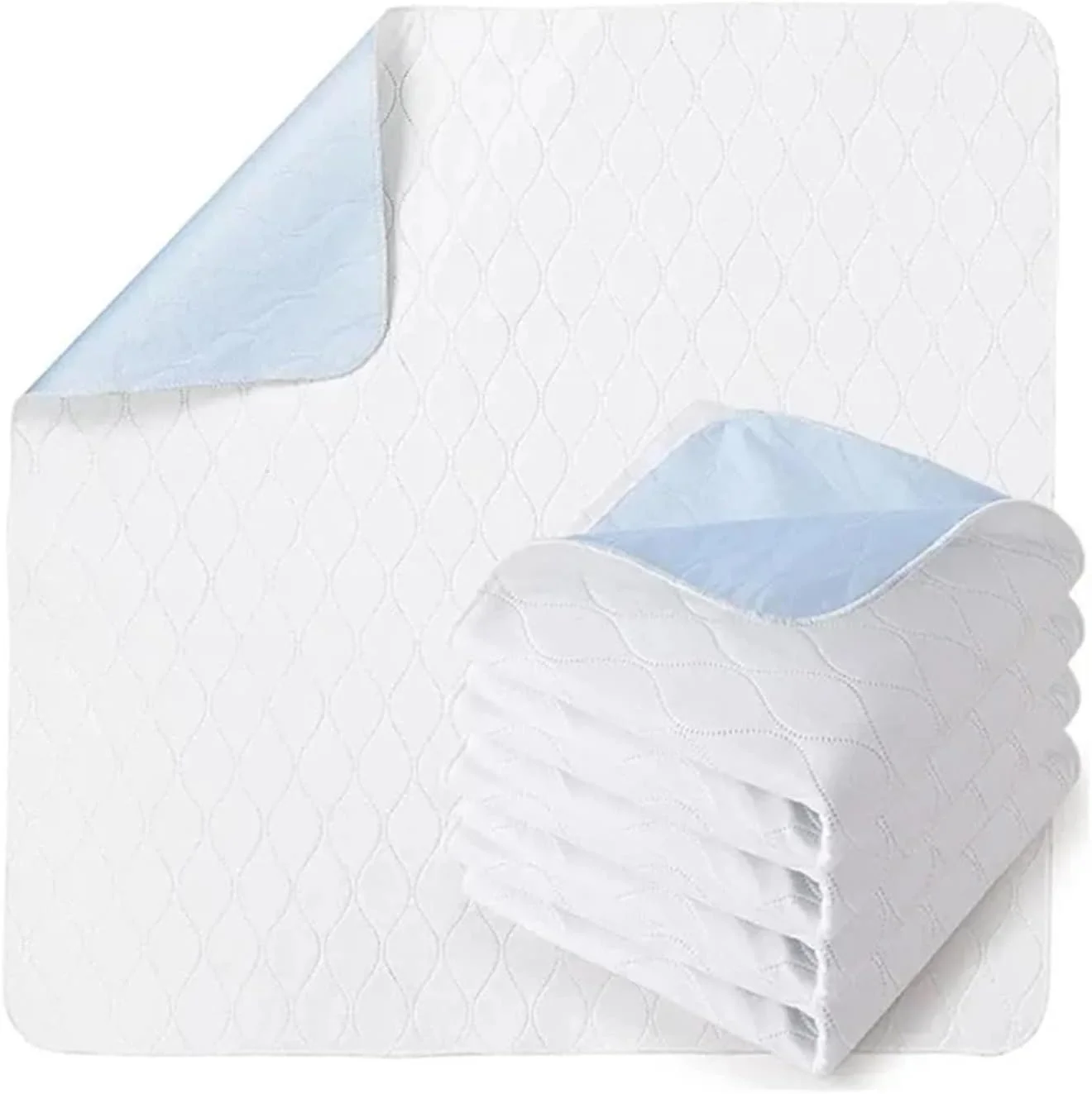 پد ادرار شوی سگ، پوشک جاذب حیوانات خانگی، پد ادرار ضخیم سگ، تشک سگ قابل شستشو، پد قابل استفاده مجدد، پوشک خوشبو کننده و تمیز کننده گربه، لوازم حیوانات خانگی، 1 عدد (بزرگ-91.4 x 91.4 سانتی متر)