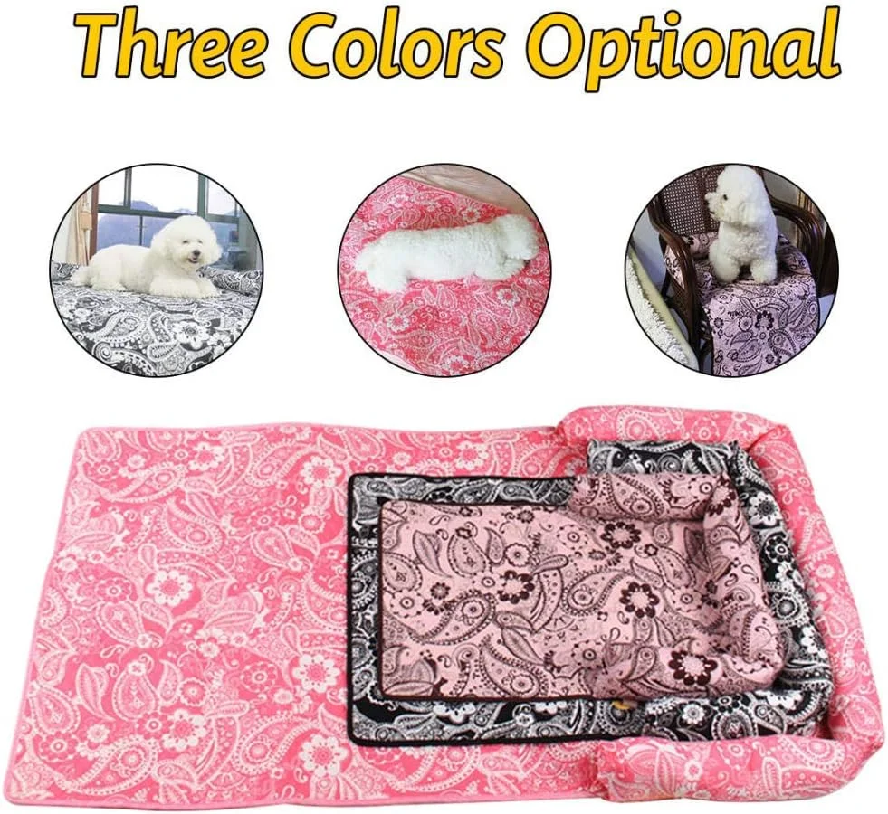 پد پوشک سگ و حیوانات خانگی قابل شستشو، جاذب ادرار، محافظ محیط زیست، ضد آب، پد آموزش تغذیه، روکش صندلی خودرو سگ - 80x120_خاکستری