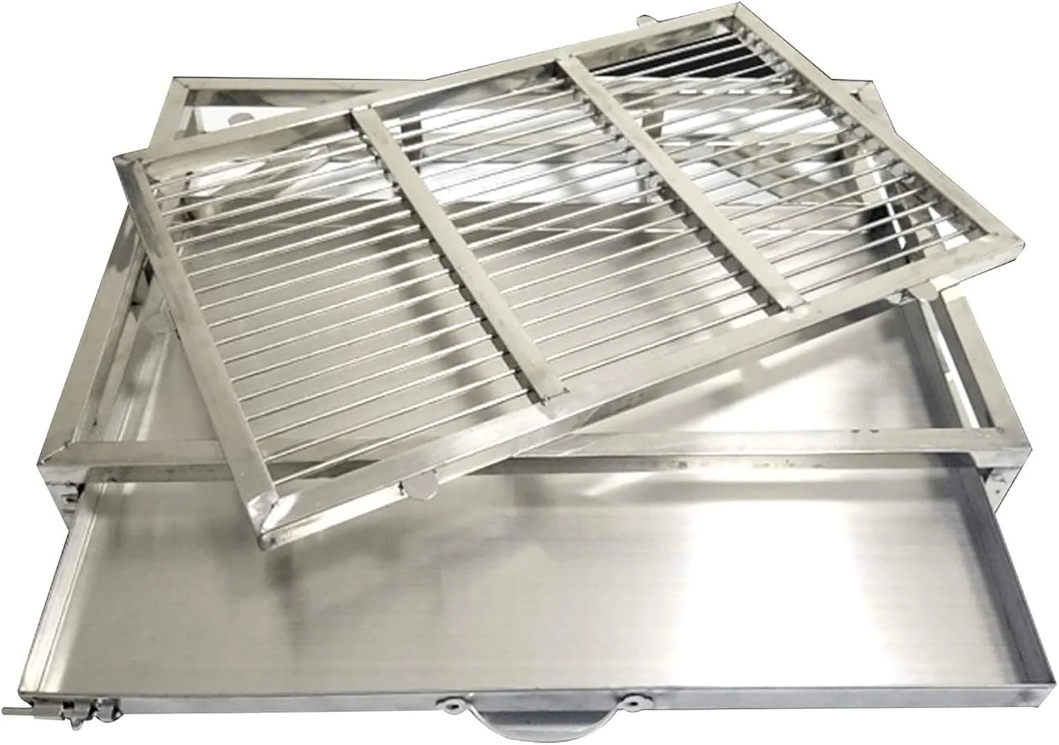 توالت حیوانات خانگی، توالت آموزش حیوانات خانگی ضد لغزش استیل ضد زنگ داخلی، توالت سگ بزرگ و متوسط ​​با (انتخاب های متعدد)