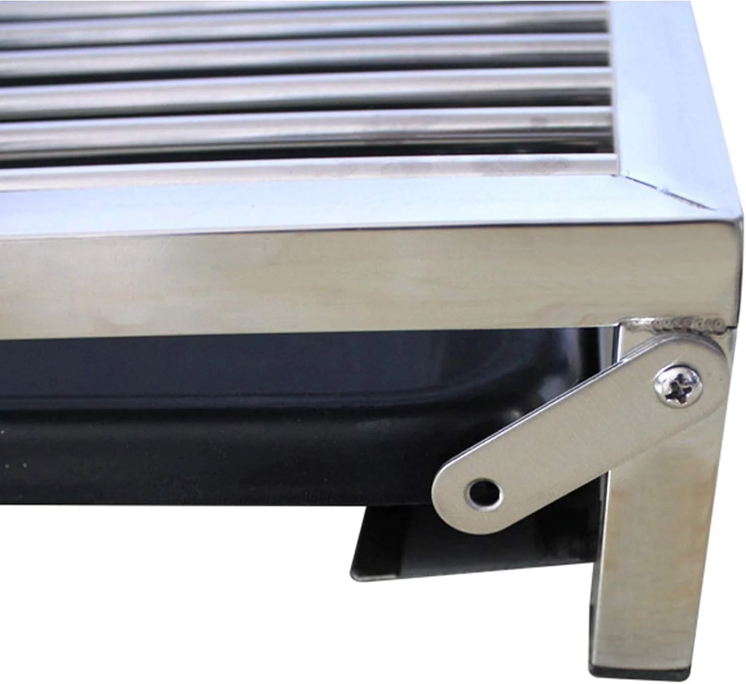 توالت سگ کشویی WANGPP، توالت سگ قابل حمل استیل ضد زنگ، طراحی دو لایه، سینی زباله قابل جابجایی برای تمیز کردن آسان تر، برای داخل و خارج از منزل