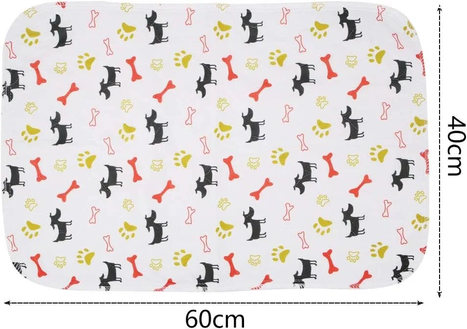 وندو، بسته 2 عددی پد آموزشی سگ، قابل شستشو، قابل استفاده مجدد، فوق العاده جاذب، خشک شونده سریع، ضد آب، سفید