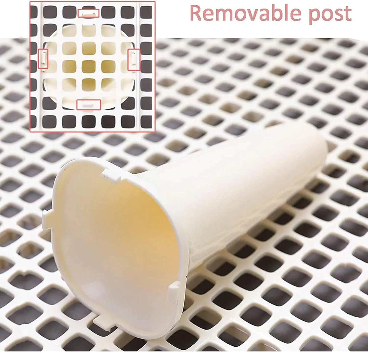 توالت آموزشی ضد لغزش حیوانات خانگی، سینی حصار آموزش توالت حیوانات خانگی، تمیز کردن آسان، محافظت از خشک ماندن پنجه ها (سایزهای مختلف)