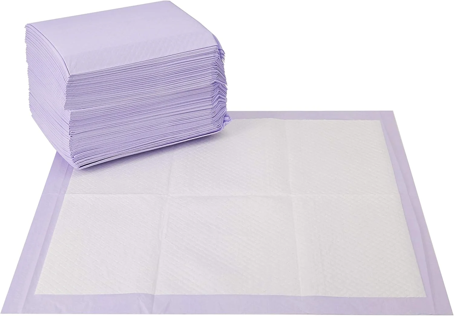 پدهای آموزشی سگ Wags & Wiggles، بسته 50 عددی | پدهای ادرار توله سگ | لوازم سگ و توله سگ