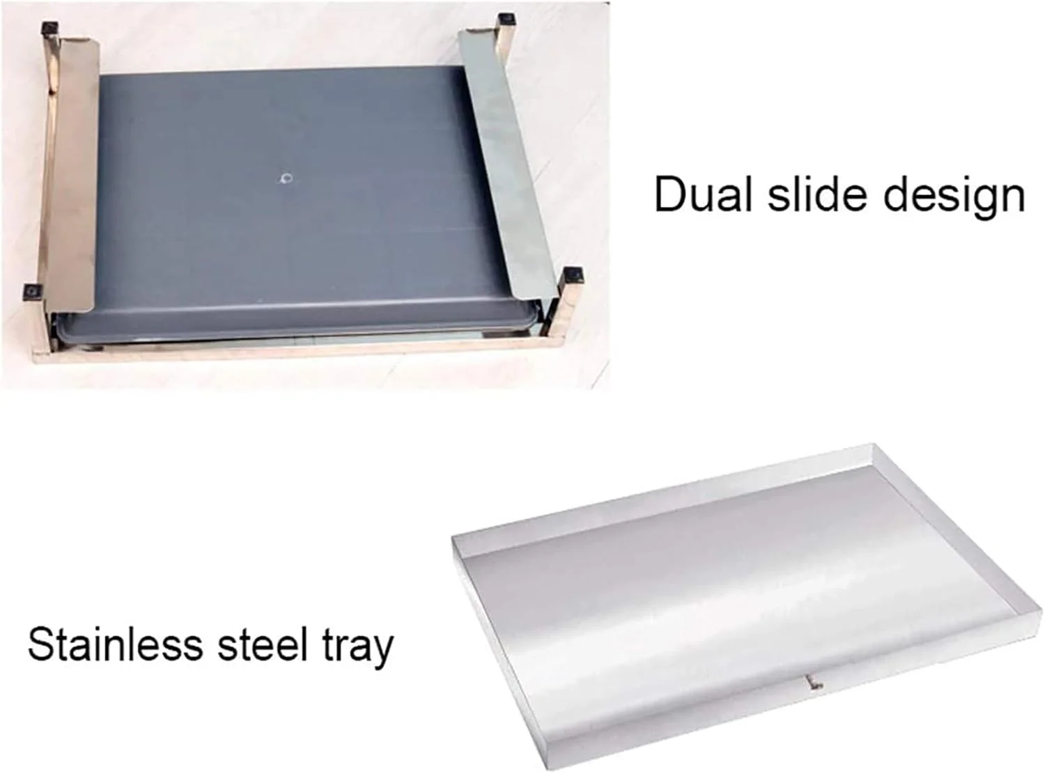 توالت سگ استیل ضد زنگ WANGPP، توالت توری سگ ضد لغزش داخلی، طراحی دو لایه، پاهای حیوانات خانگی خود را خشک و تمیز نگه دارید (انتخاب های متعدد)