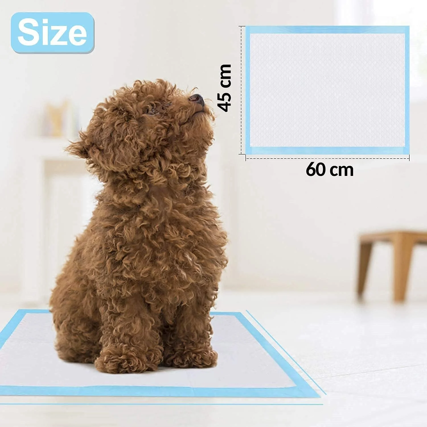 زیرانداز تعویض یکبار مصرف، 120 عدد، پد جاذب سریع خشک شونده و ضد نشت برای آموزش توالت، پد، پد آموزش ادرار سگ و گربه