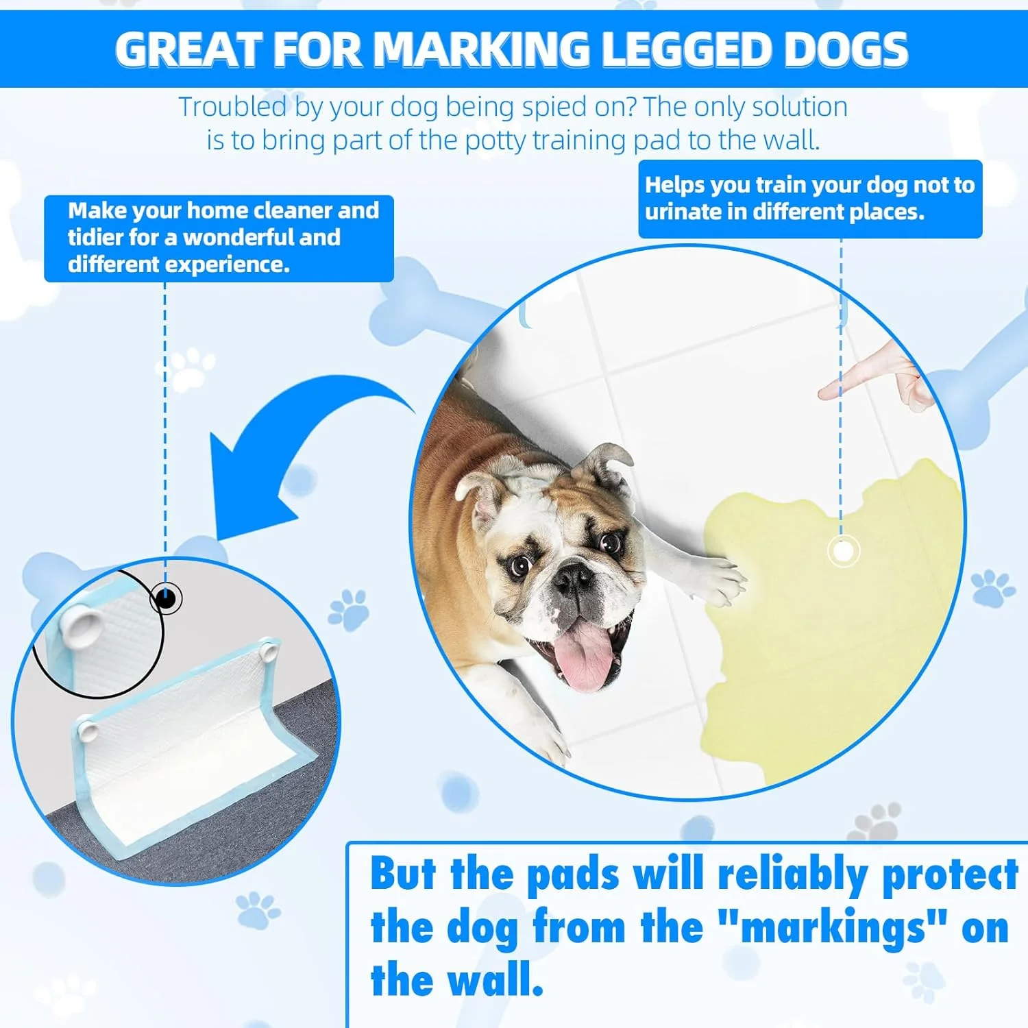 (بسته 4 عددی) نگهدارنده مغناطیسی پد آموزش ادرار سگ (پنجه سفید) برای سگ هایی که پا بلند می کنند - سازگار با هر اندازه پد ادرار توله سگ - آهنرباهای قوی به اکثر سطوح صاف می چسبند (بسته 4 عددی) نگهدارنده مغناطیسی پد آموزش ادرار سگ (پنجه سفید) برای سگ هایی که پا بلند می کنند - سازگار با هر اندازه پد ادرار توله سگ - آهنرباهای قوی به اکثر سطوح صاف می چسبند