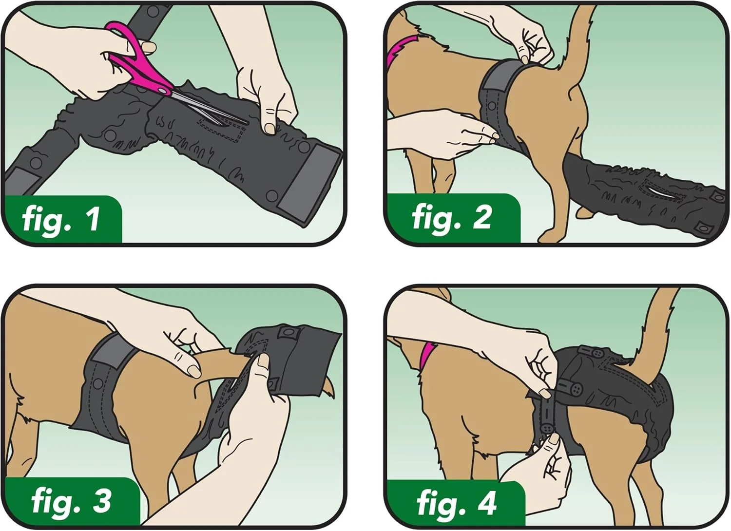 پوشک سگ ماده قابل شستشو وتز بست مدل Perfect Fit، سایز XX-Small/X-Small، یک عدد TBC-256