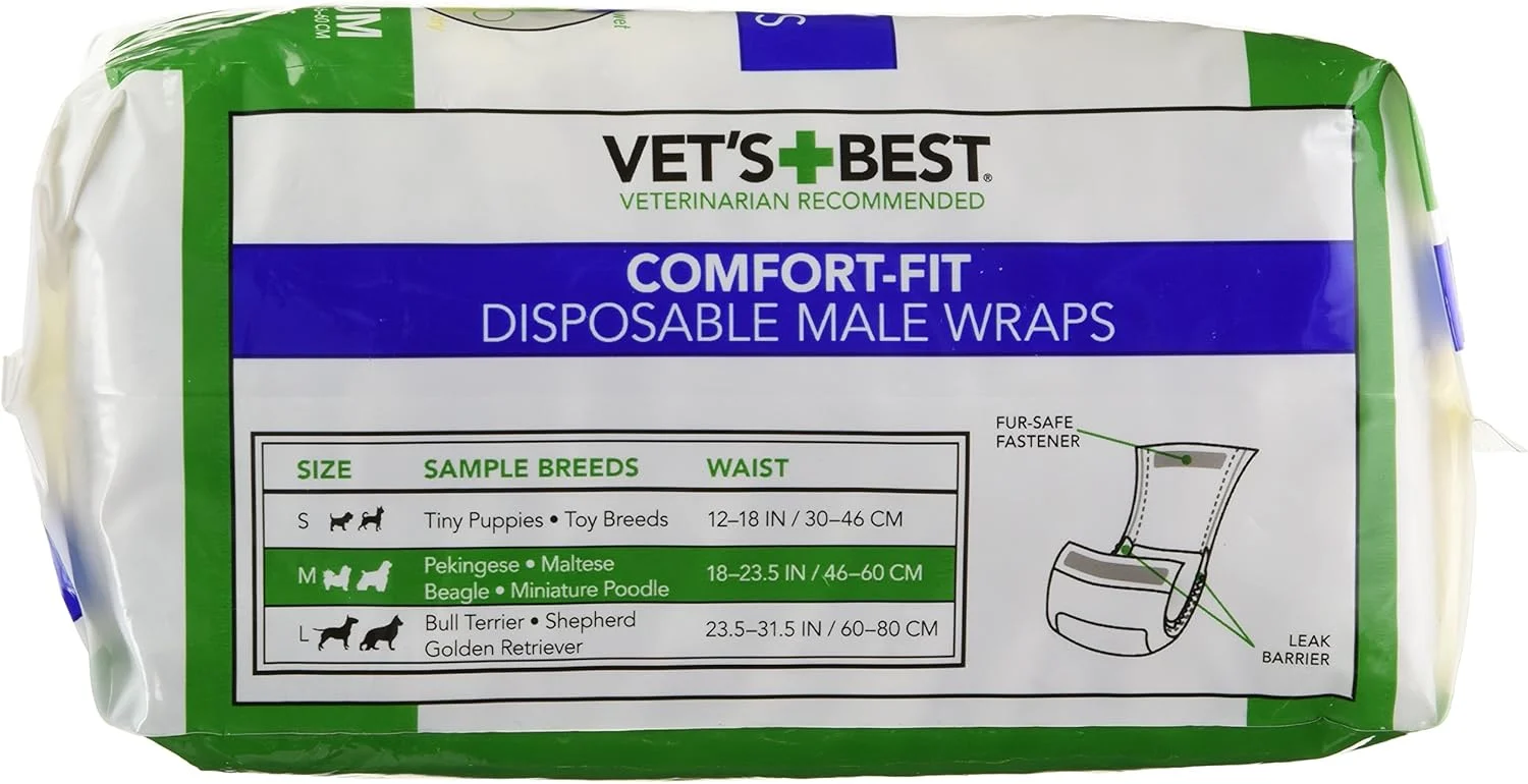 پوشک سگ نر یکبار مصرف وتس بست، سایز متوسط، 12 عدد پوشک سگ نر یکبار مصرف وتس بست، سایز متوسط، 12 عدد