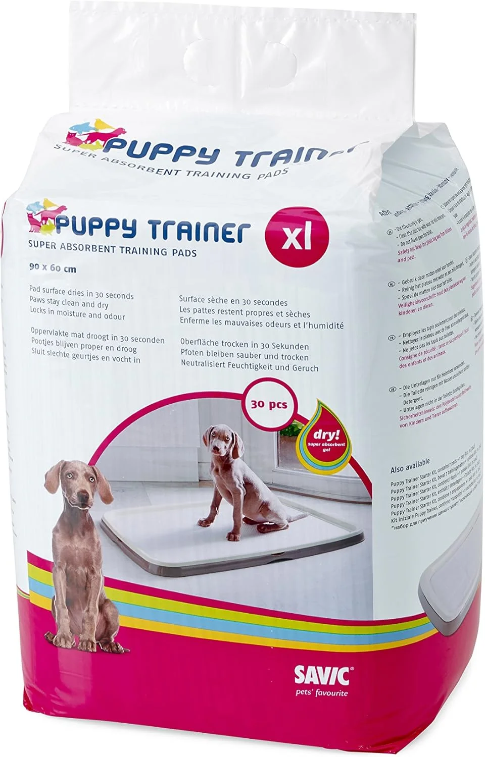 پدهای آموزشی سگ و توله سگ وادیگران ساویک، خیلی بزرگ، سفید مایل به کرم