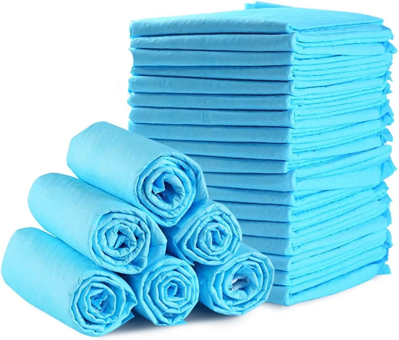 پد ادرار سگ، جعبه بستر سگ، ضد پاشش، چند منظوره، برای آموزش توله سگ، آبی (60 * 90 سانتی متر)