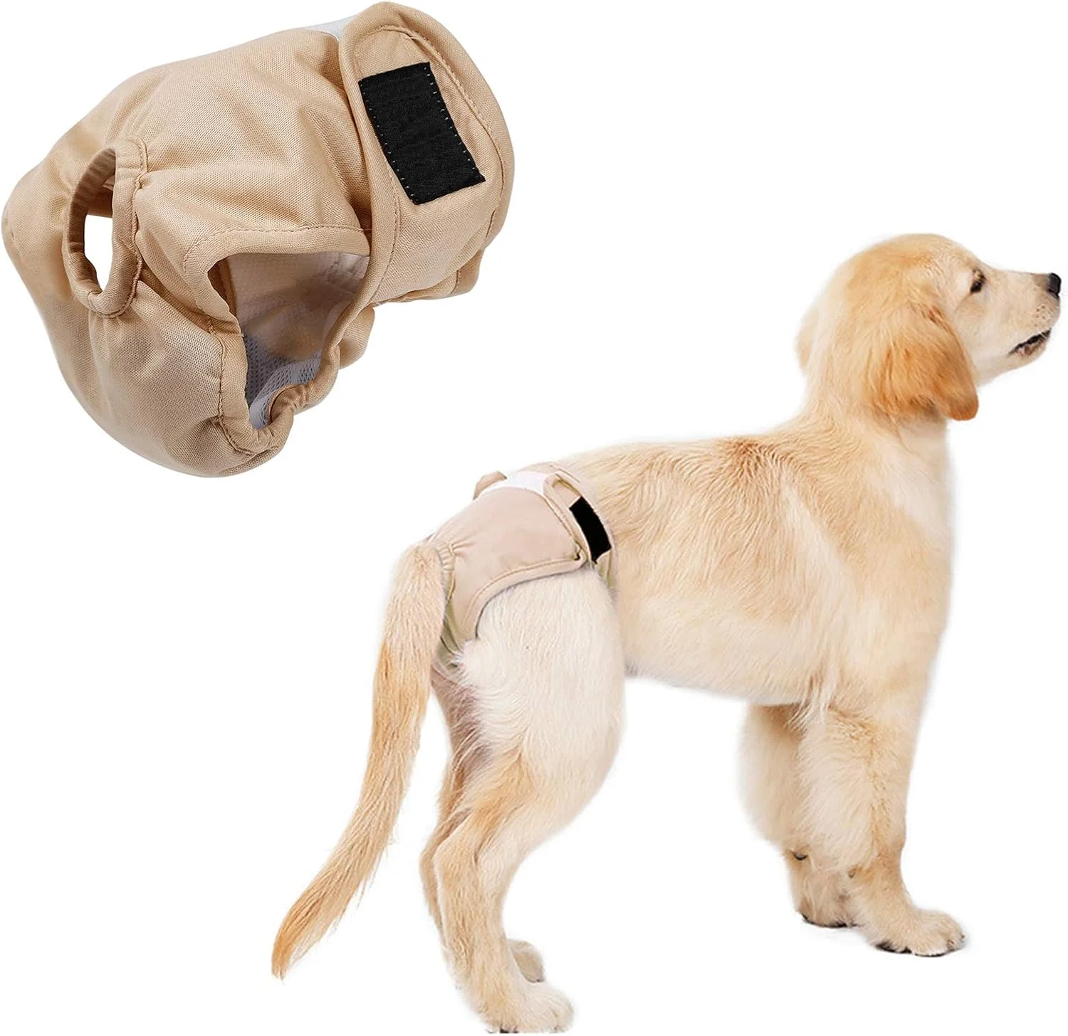 شورت سگ ماده قابل شستشو و استفاده مجدد، پوشک بهداشتی حیوانات خانگی