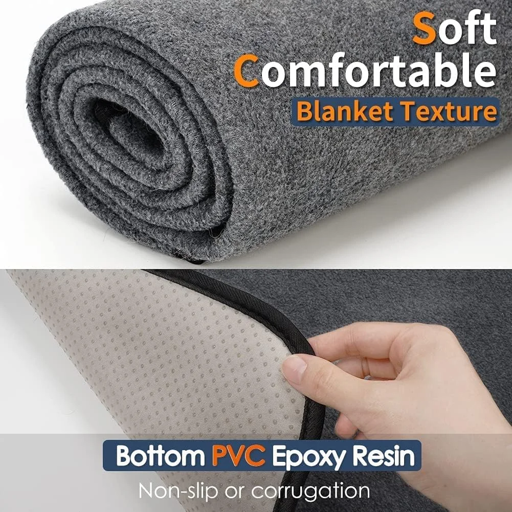 پد ادرار سگ قابل شستشو ULIGOTA، بسته 2 عددی (80x90 سانتی متر)، ضد آب، پد آموزشی توله سگ قابل استفاده مجدد، پد زایمان حیوانات خانگی ضد لغزش