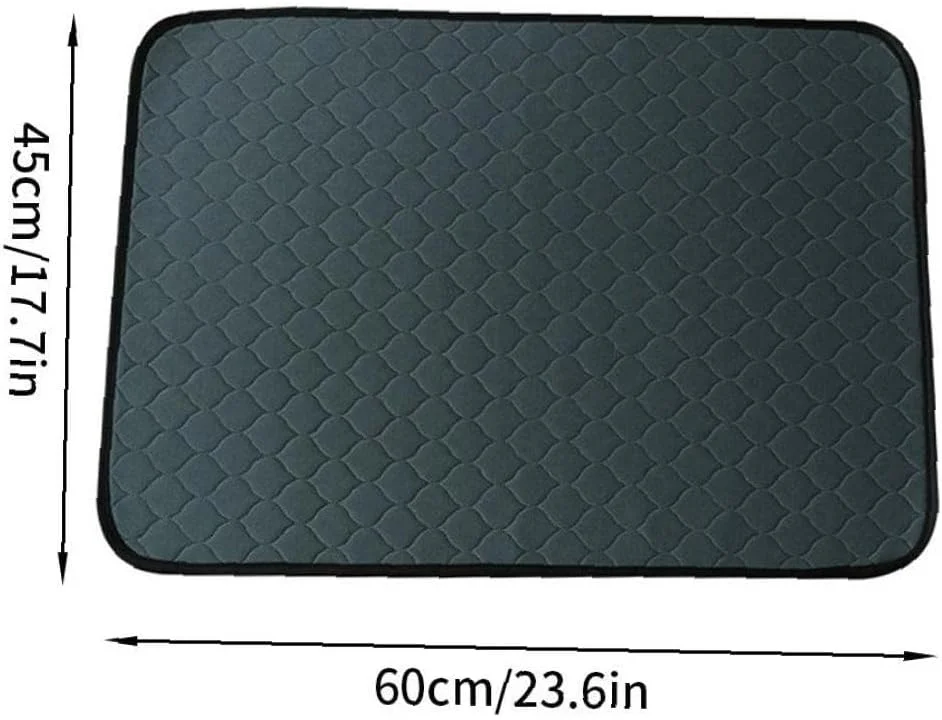 پد آموزش سگ، پد ادرار قابل شستشو و استفاده مجدد، پد زایمان سگ با جذب فوق العاده، پد آموزش توله سگ ضد نشت و ضد لغزش، ایده آل برای استفاده در خانه یا ماشین، 45x60 سانتی متر