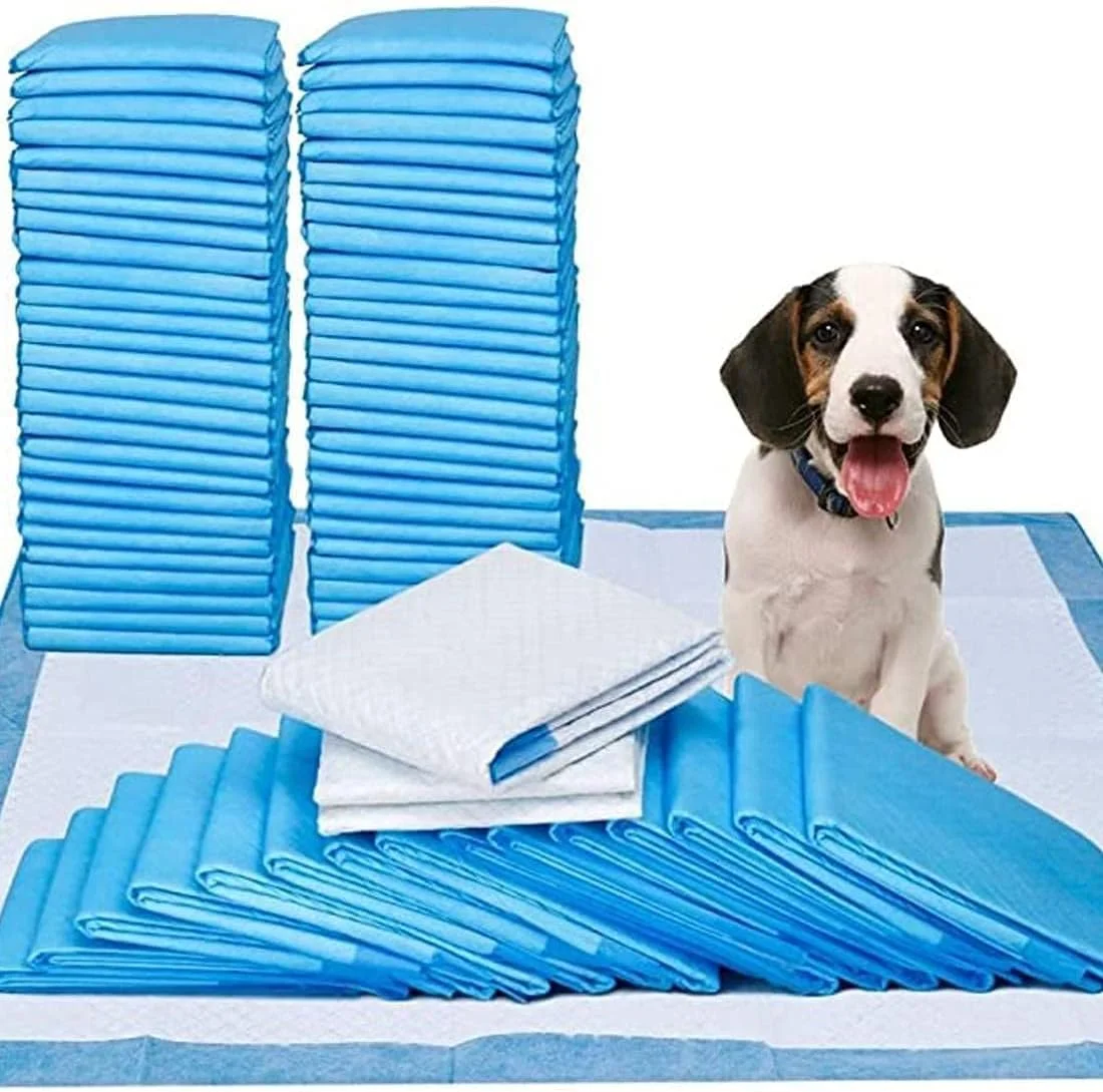 پدهای آموزشی سگ و توله سگ 50 عددی، فناوری خشک شدن سریع، ابعاد 90x60 سانتی متر / بسته 50 عددی پدهای آموزشی سگ و توله سگ 50 عددی، فناوری خشک شدن سریع، ابعاد 90x60 سانتی متر / بسته 50 عددی