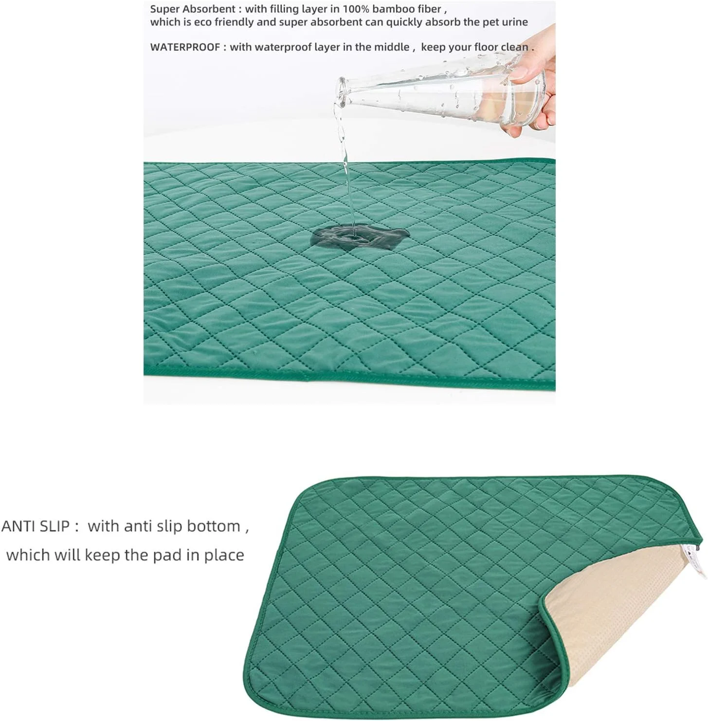 پد آموزشی حیوانات خانگی، پد ادرار سگ و گربه، پد ادرار فوق جاذب، زیرانداز ضد لغزش سگ، پد ادرار قابل استفاده مجدد سگ و گربه