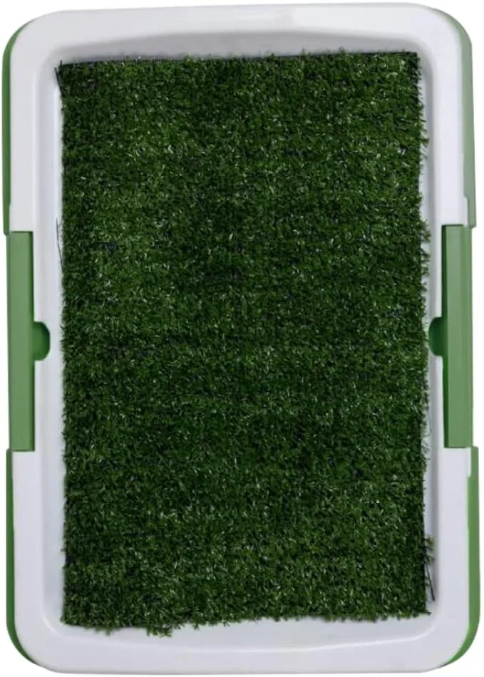 توالت آموزش سگ پد ادرار توله سگ ضد پاشش پد چمن مصنوعی با سینی، توالت حیوانات خانگی توالت آموزش سگ پد ادرار توله سگ ضد پاشش پد چمن مصنوعی با سینی، توالت حیوانات خانگی