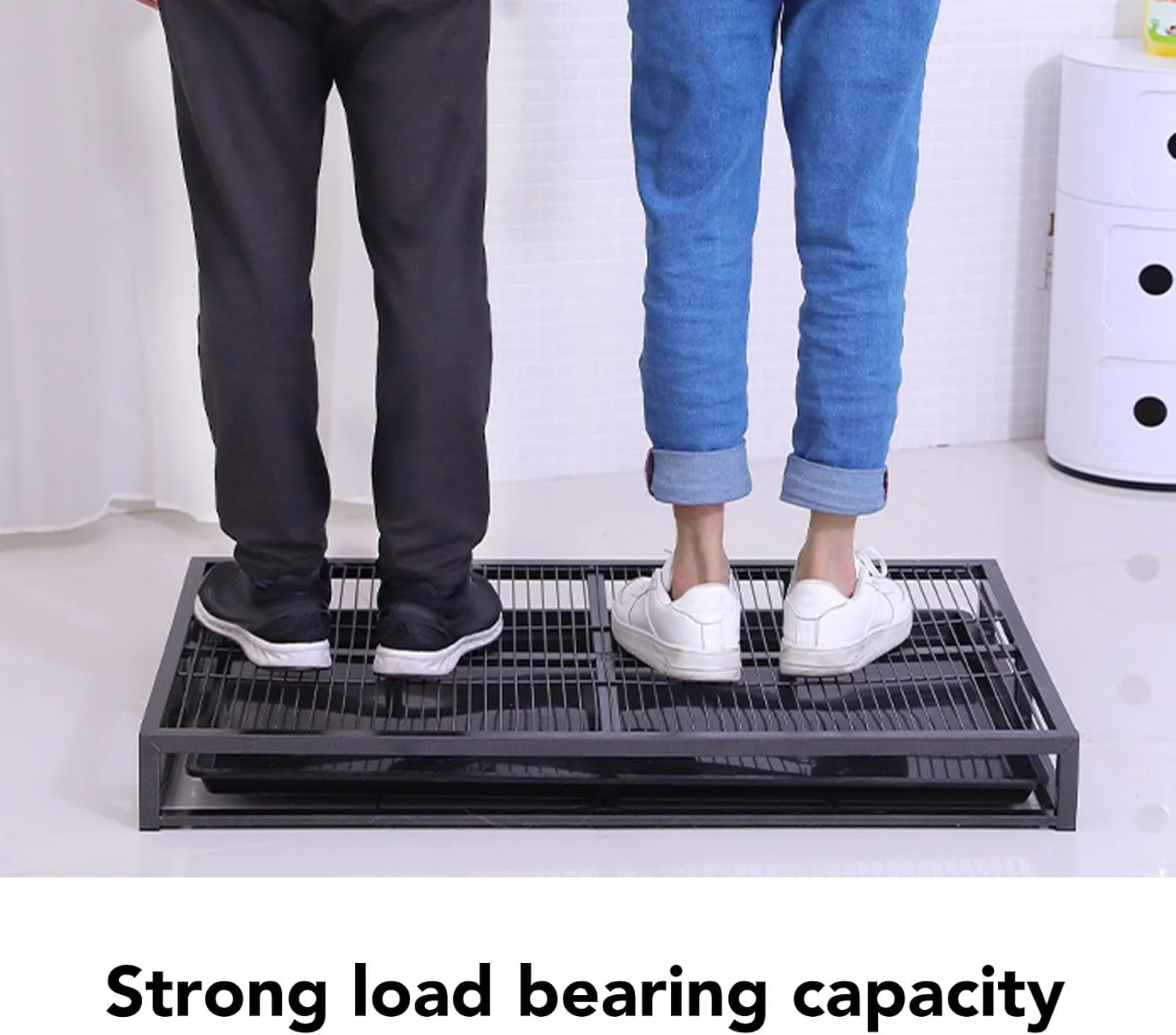 سینی فلزی آموزش توالت سگ، نگهدارنده پد توله سگ قابل استفاده مجدد در داخل و خارج از منزل، طول عمر طولانی و تمیز کردن آسان، ضروری برای توله سگ ها، راه حل آموزش در خانه، لوازم حیوانات خانگی برای سایز کوچک (M)