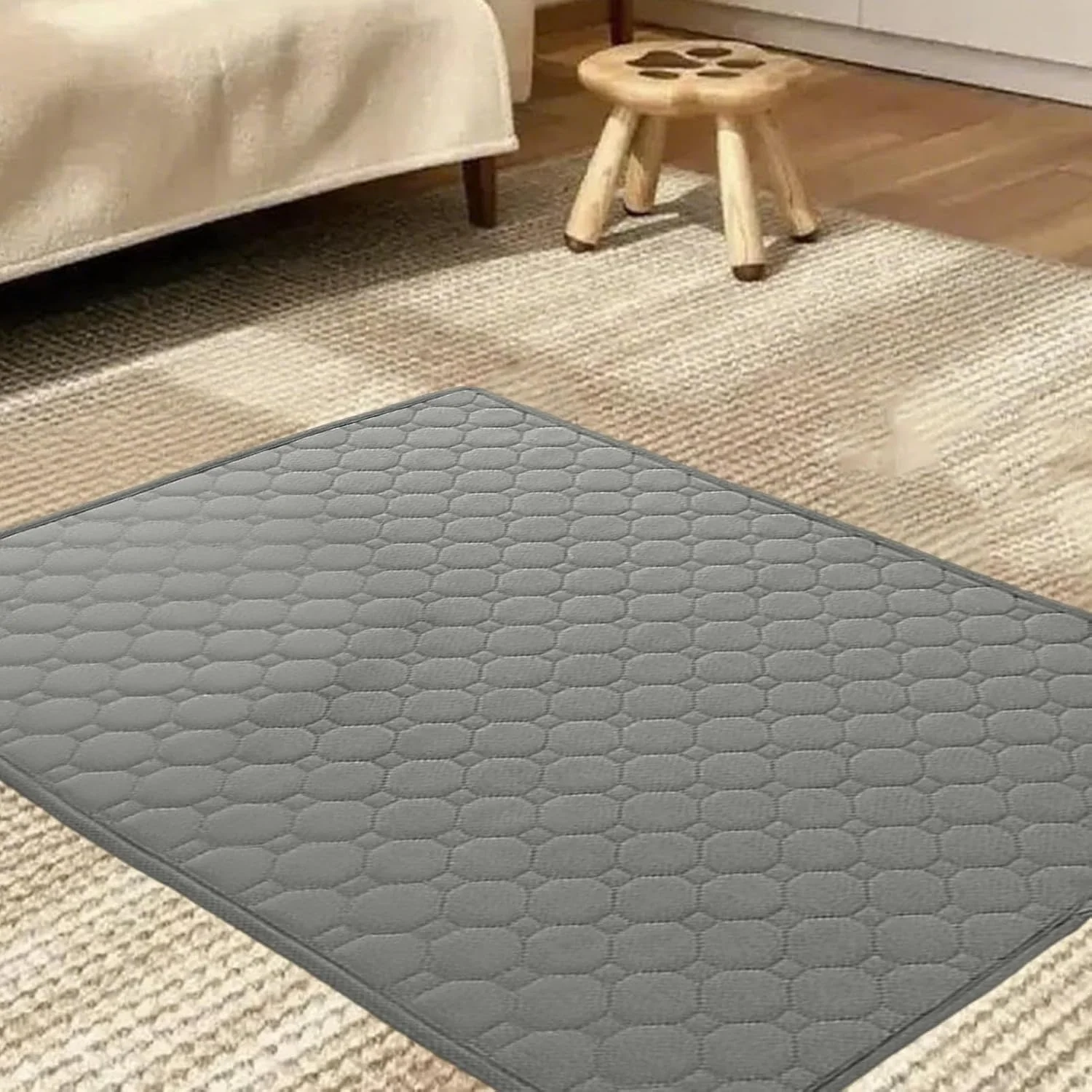 پد ادرار سگ | پد آموزش ادرار سگ بزرگ، زیرانداز ادرار گربه قابل استفاده مجدد، لوازم جانبی حیوانات خانگی برای آموزش، مسافرت در فضای داخلی و خارجی، خواب، بازی، جعبه زایمان، محوطه بازی