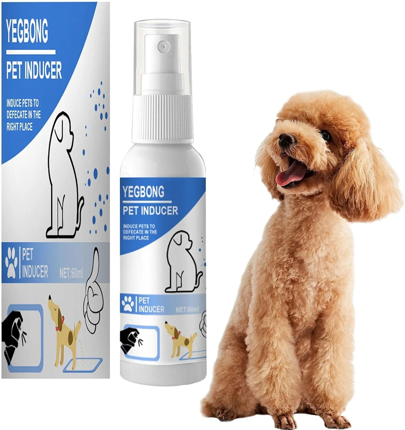 اسپری آموزش ادرار حیوانات خانگی برای سگ ها و گربه ها، با رایحه جذاب به آموزش توله سگ ها/سگ ها در محل مناسب کمک می کند، فرموله شده برای استفاده در داخل/خارج از منزل، برای چمن مصنوعی/توله سگ