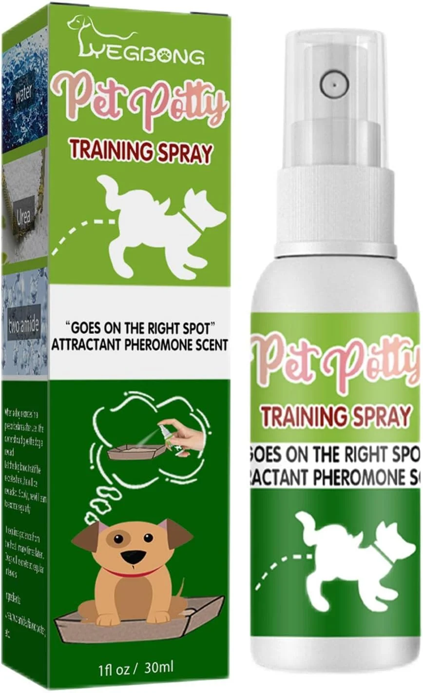 اسپری آموزش دستشویی سگ | اسپری آموزش سگ 30 میلی لیتری برای داخل و خارج از خانه | کمک آموزشی برای آموزش مثبت توله سگ ها و سگ ها، رایحه جذاب به آموزش توله سگ ها و سگ ها در محل دستشویی کمک می کند