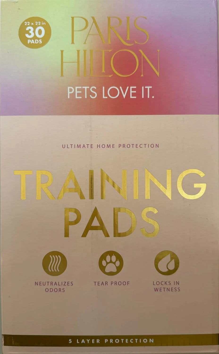 پدهای آموزشی حیوانات خانگی، 56x56 سانتی متر، 30 عدد، محافظت 5 لایه، خنثی کننده بو