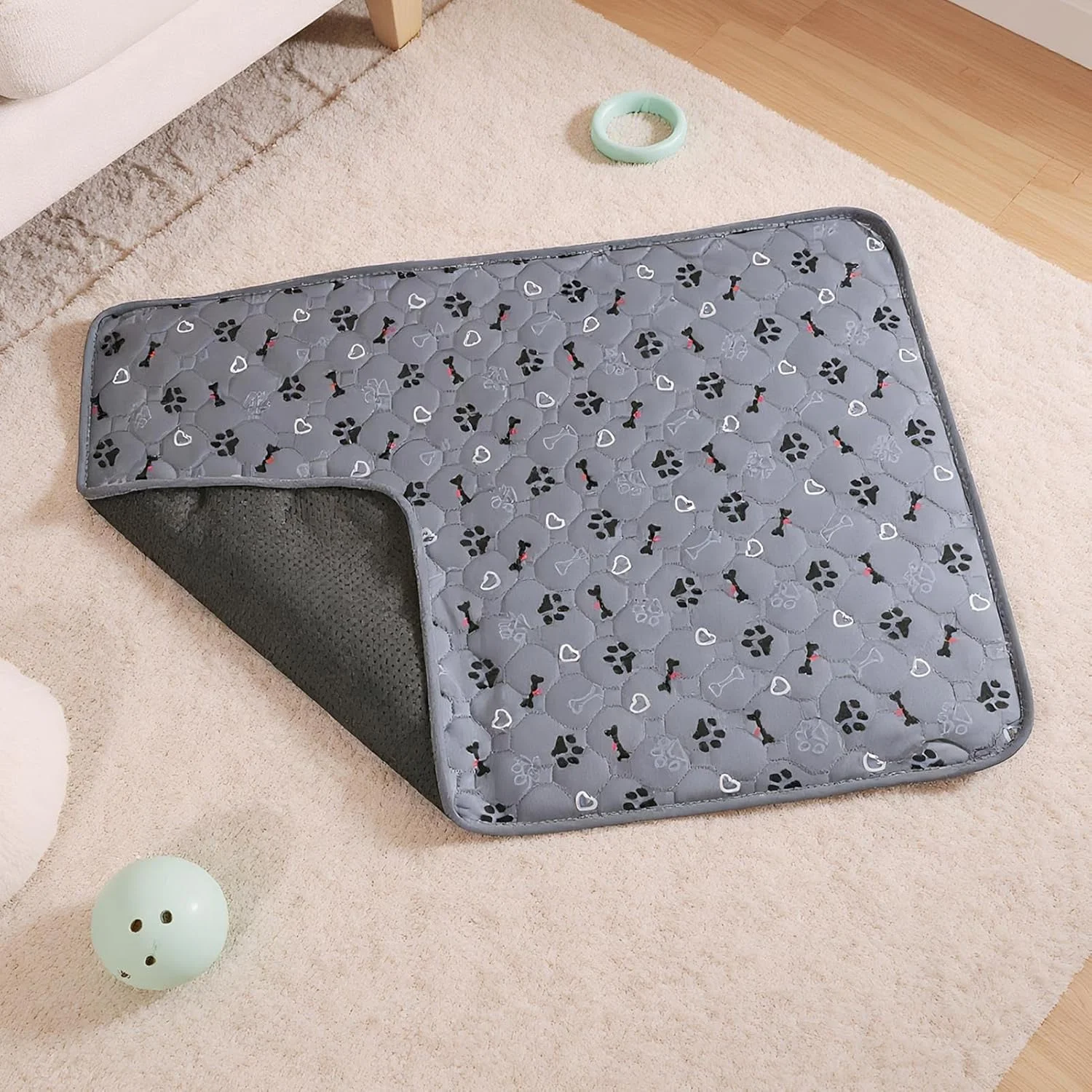 پد ادرار حیوانات خانگی | پدهای آموزش سگ، زیرانداز قابل شستشو و ضد لغزش با خشک شدن سریع برای آموزش توله سگ، صندلی ماشین، آستر خانه و مسافرت